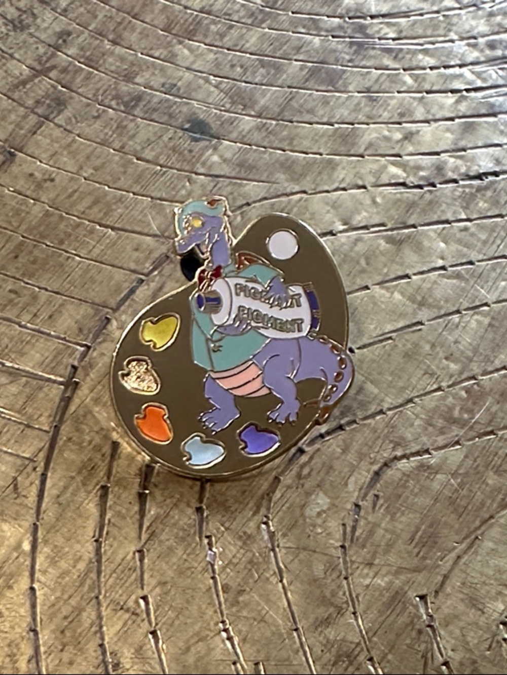 Walt Disney World 2002 Figment Pigment Artist Color Palette Imagination Pin